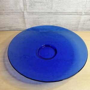 Vintage cobalt blue glass piece
